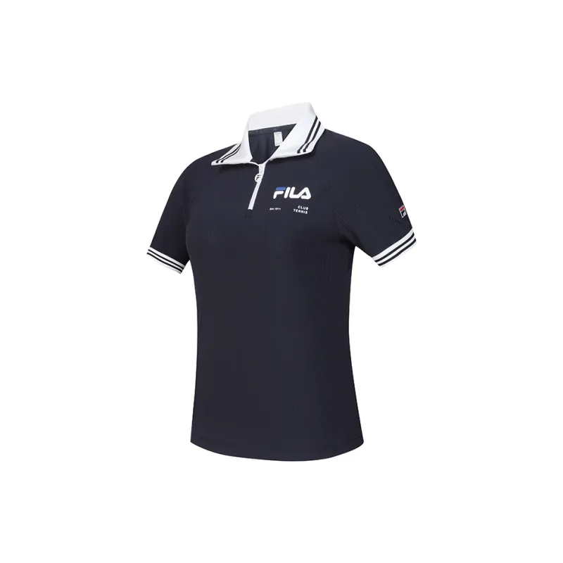 FILA Polo Shirts Women's RD Royal Blue-1