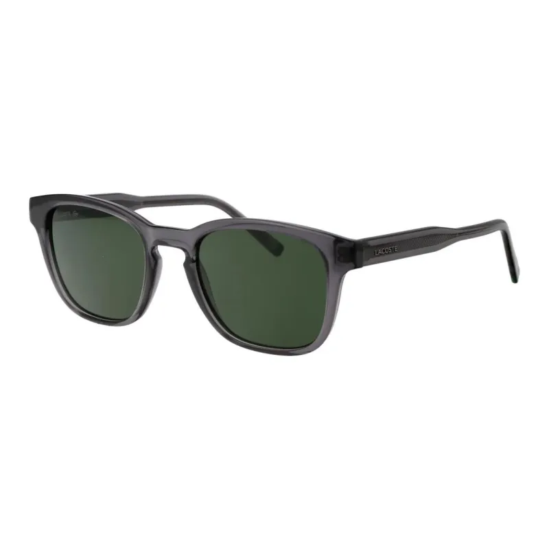 LACOSTE Acetate Square Sunglasses Men's Gray-0