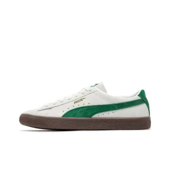 PUMA SUEDE VTG VTG Anti Slip And Wear Resistant Breathable Low Top Casual Shoes Unisex Gray Green