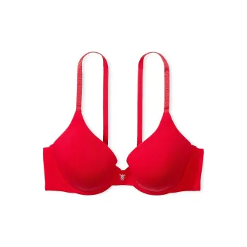 Victoria's Secret PINK THE T-SHIRT Lightly Lined Full-Coverage Bra/Lipsti Bra Women's Red