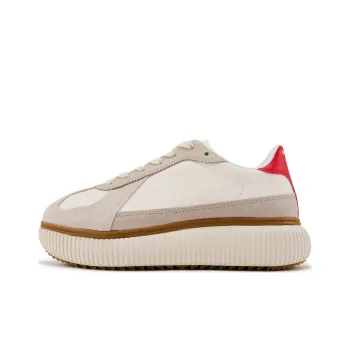 Onitsuka Tiger Delecity 'Cream Fiery Red'