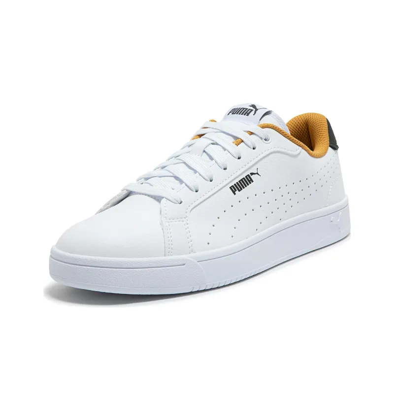 PUMA Grounded Perf Low Top Skateboard Shoes Unisex White Gray-3