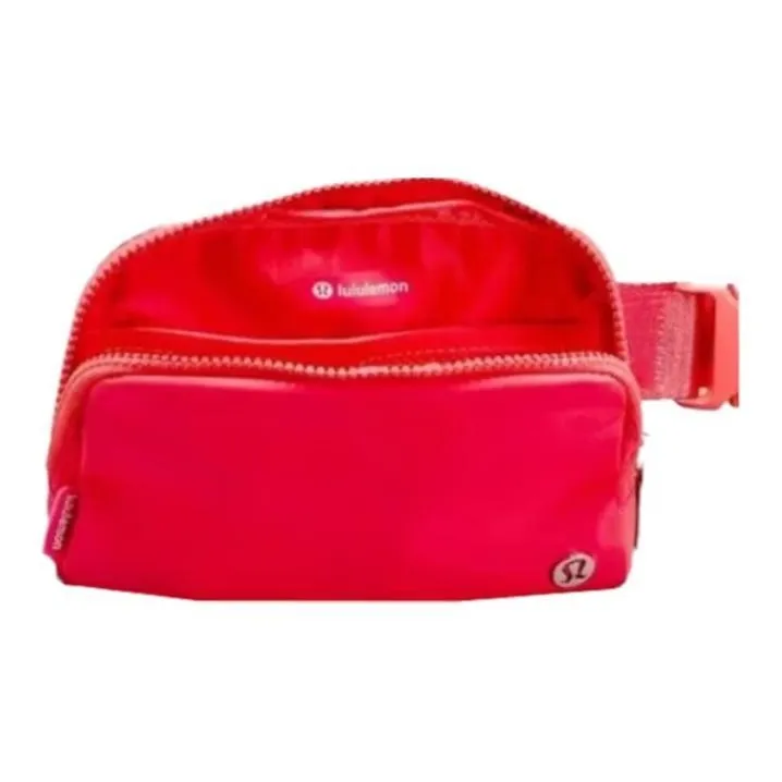 Lululemon Nylon Crossbody Bags Fanny Pack Unisex Red-1