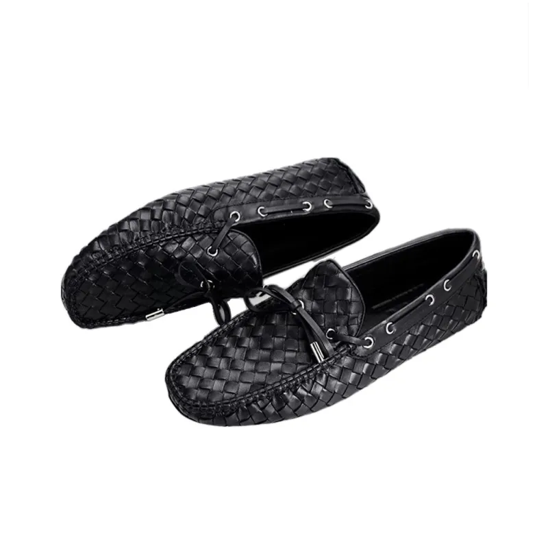 Voguhomme Men's Casual Shoes Men Low Top Black-3