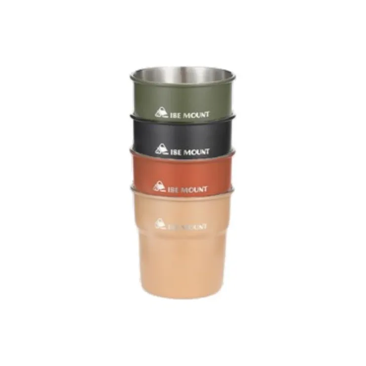 MUXING Outdoor Water Equipment Water Container 0.3L Camping 304 Stainless Steel-6