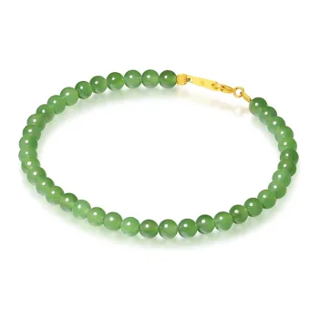 CHAOHONGJI Hetian Jade Karat Gold Bracelets Women's Jasper