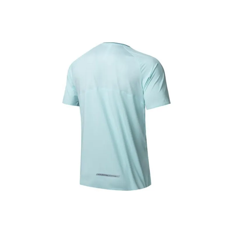 Anta Running Collection T Shirt Men's Ripple Clear Blue-1