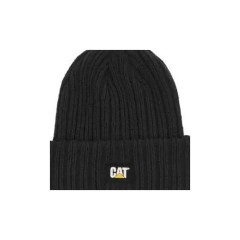 CAT Cotton Beanies Unisex Black-2