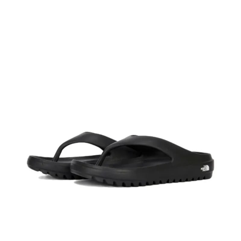 THE NORTH FACE CAMPER's FLIP Rubber Sole Quiet Abrasion Resistant Slip Resistant Flip Flops Unisex Black-3