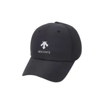 DESCENTE Polyester Baseball Caps Unisex Black