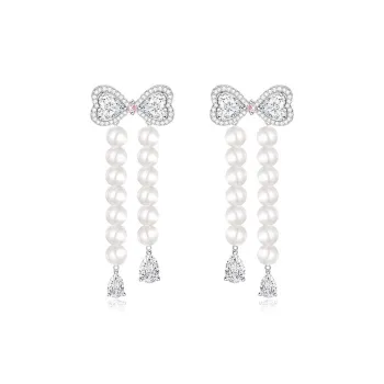 FANCI S925 Silver Set With Gemstones Earrings Women's