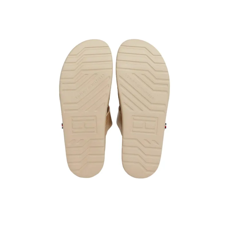 Tommy Hilfiger Abrasion-Resistant Slip-Resistant Slide Slippers Men's Beige-5