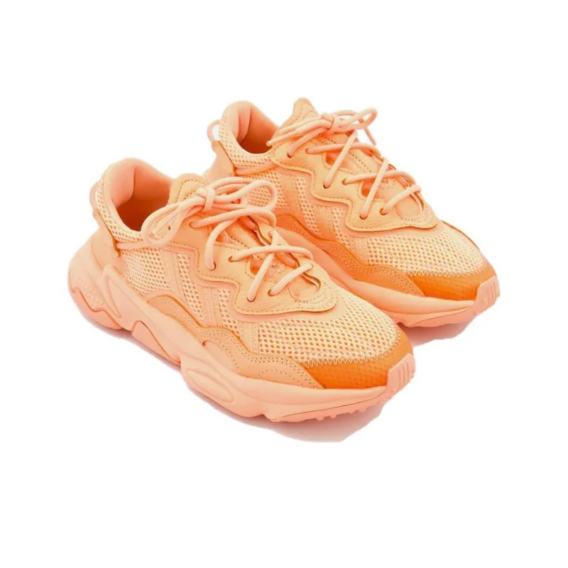 Adidas Originals Yeezy 500 Cushioning Anti Slip And Wear Resistant Low Top Chunky Sneakers Unisex Pink-2