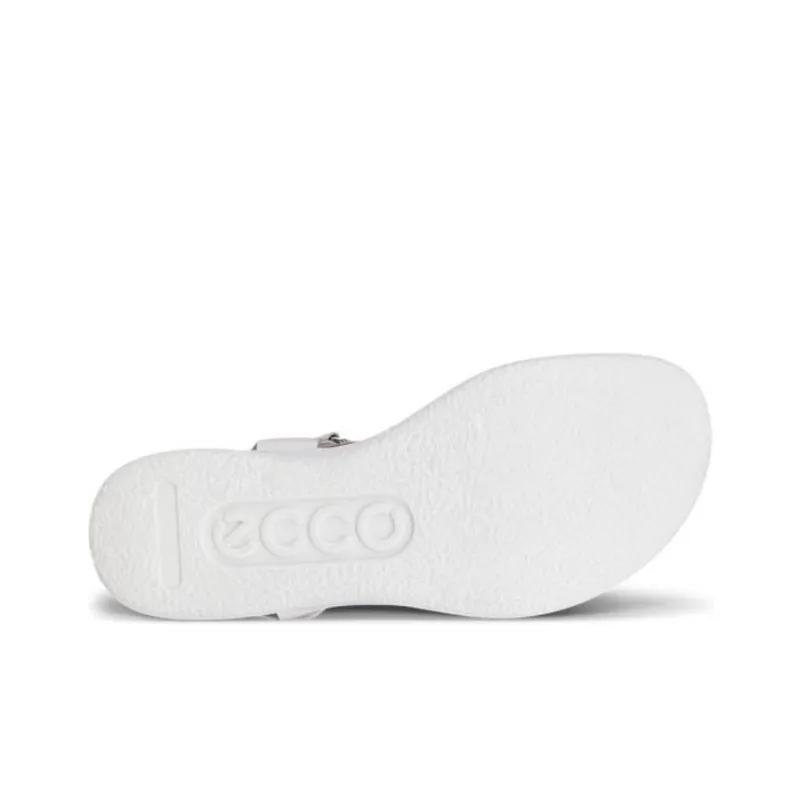 Ecco FLOWT Strap Sandals Women's Silver-3