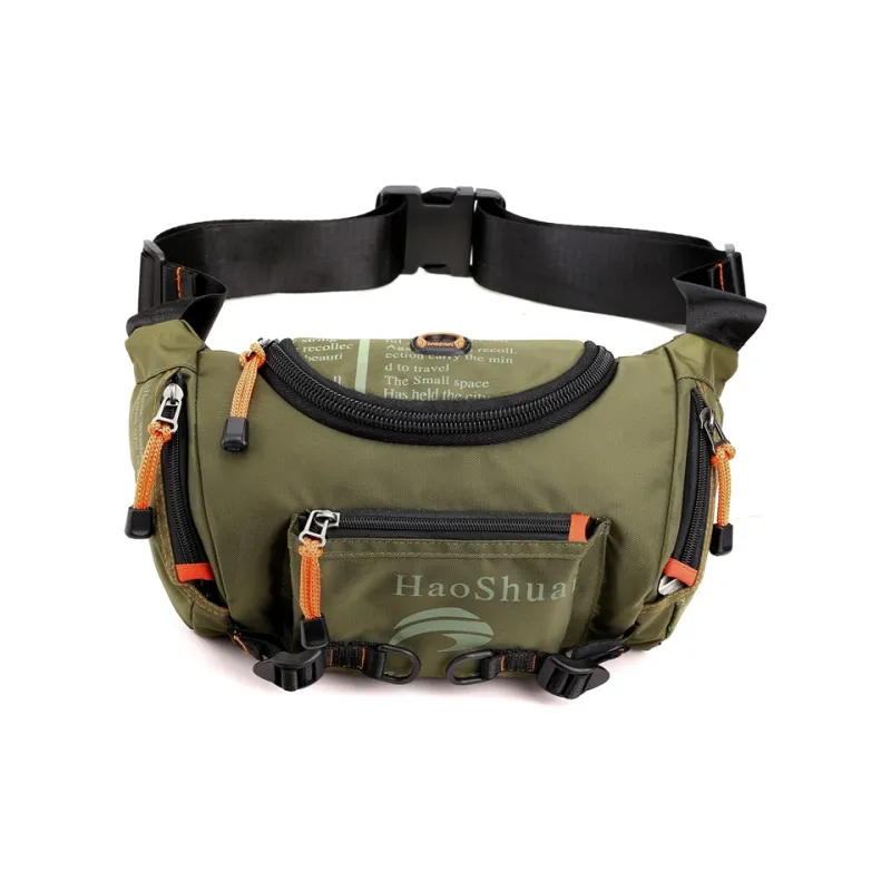 Venerable Brahma Nylon Shoulder Bag Crossbody Bag Regular Men's Dark Blue/Army Green/Black/Camouflage/Jasper-4