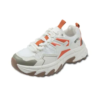 TOMAY Cushioning Breathable Height Increasing Low Top Chunky Sneakers Women's