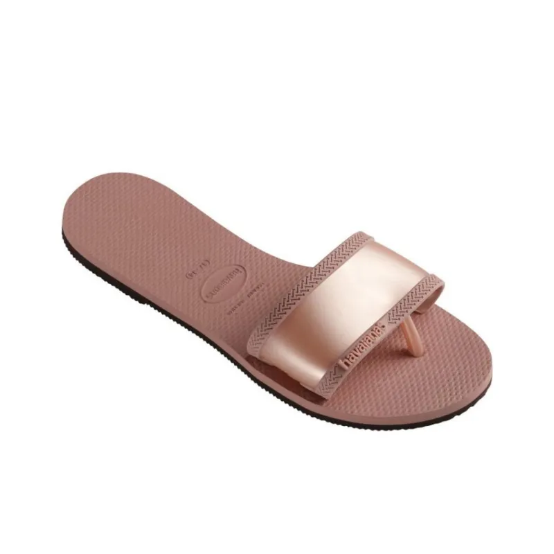 Havaianas Slide Slippers Women's Pink-2