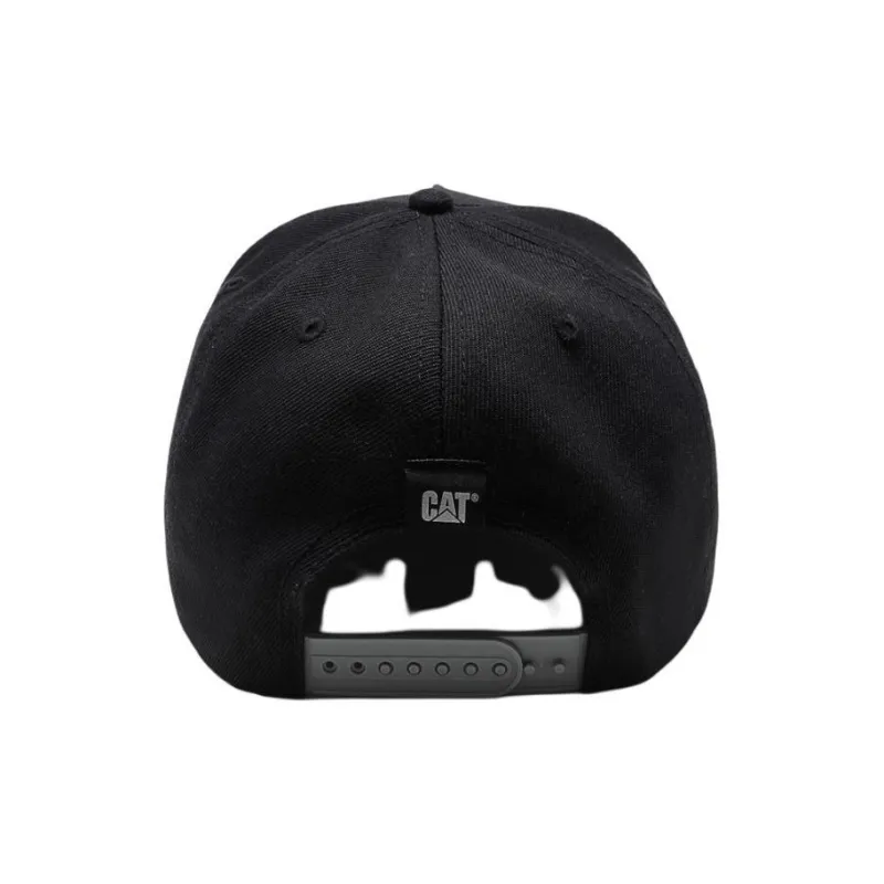 CAT Acrylic Wool Baseball Caps Unisex Black-2