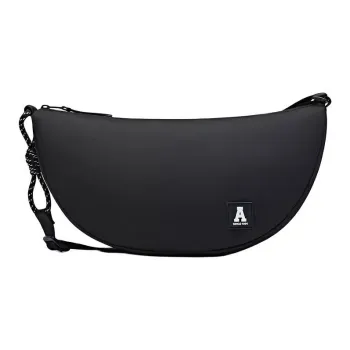 Anta Fabric Shoulder Bag, Crossbody Bag Regular Unisex Basic Black