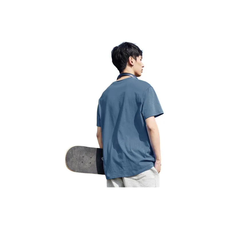 Tonlion T Shirt Men's Dusty Blue-1