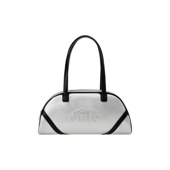 Emis PU Handbag Regular Unisex Silver