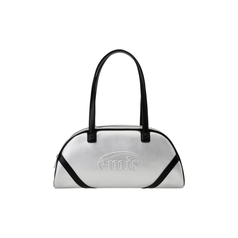 Emis PU Handbag Regular Unisex Silver-0