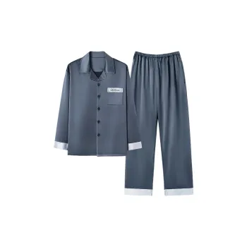 MIIOW Pajama Set Men's Gray Blue