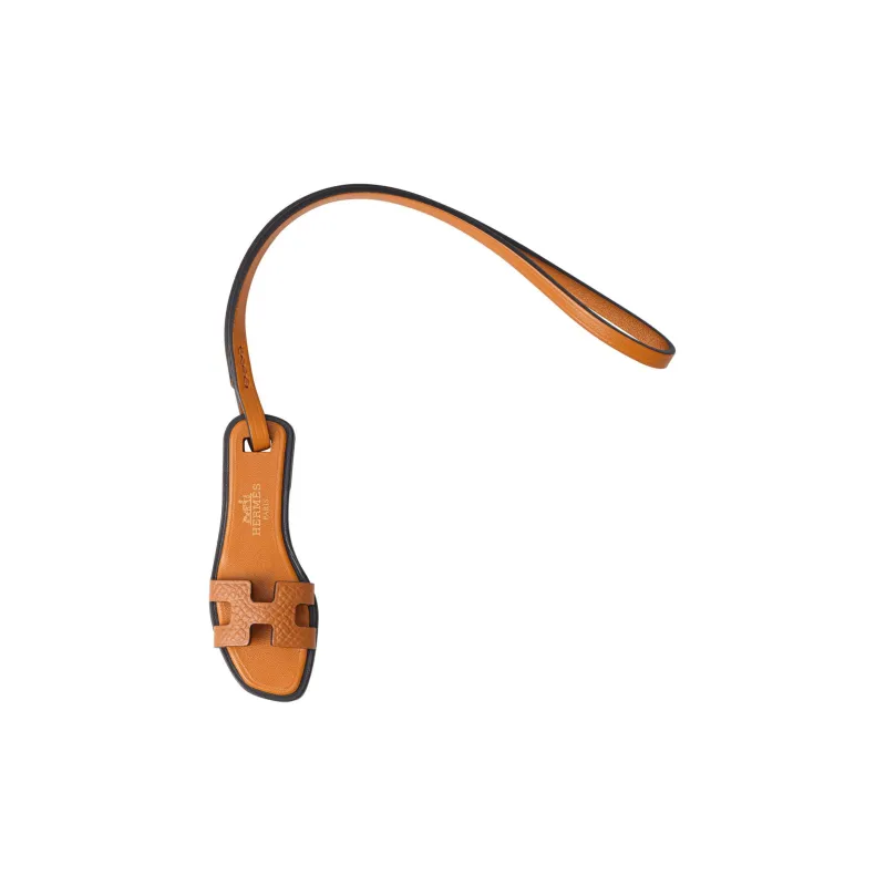 HERMES Pendants Unisex Gold Brown-1