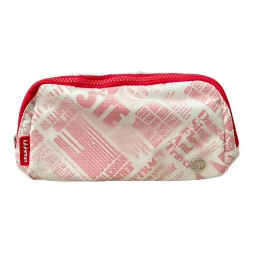 Lululemon Fanny Packs White With Red Accents