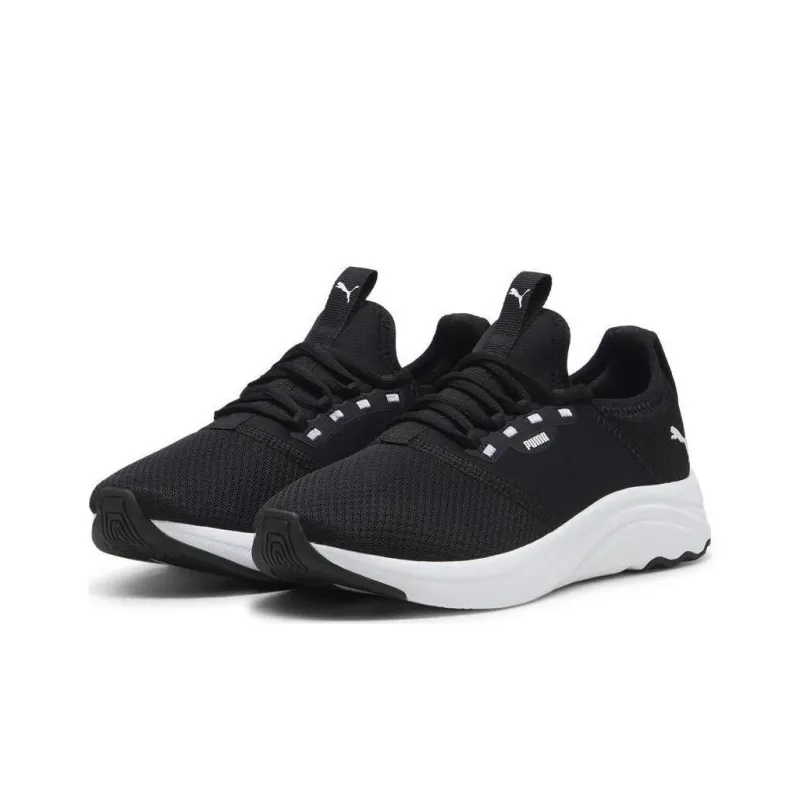 PUMA Softride Shock Absorbers With Slip Resistant Features Low Top Running Shoes Women's Black White-2
