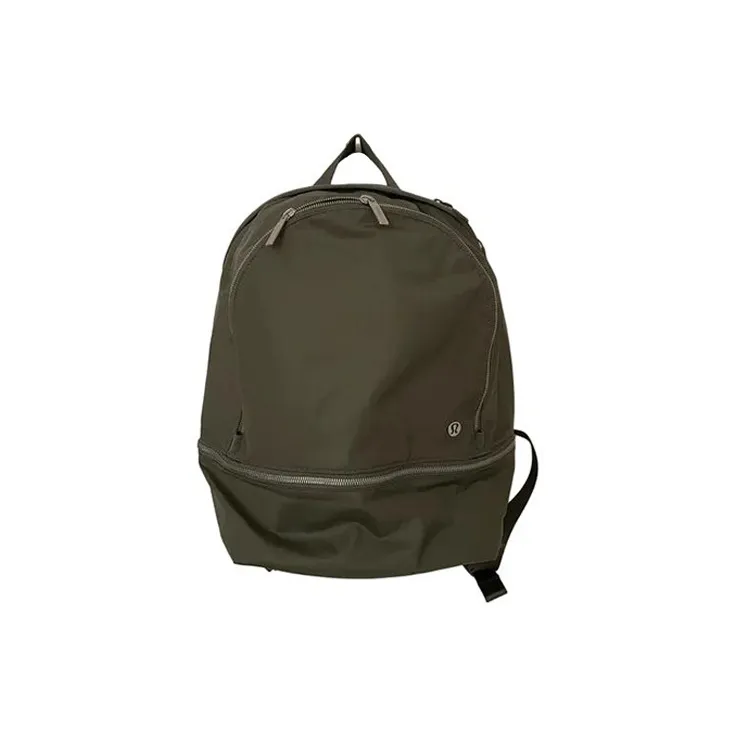 Lululemon Polyester Backpack Mini Unisex Green Gray-0