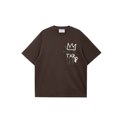 JACK&JONES T-Shirts Unisex Chocolate Brown E09