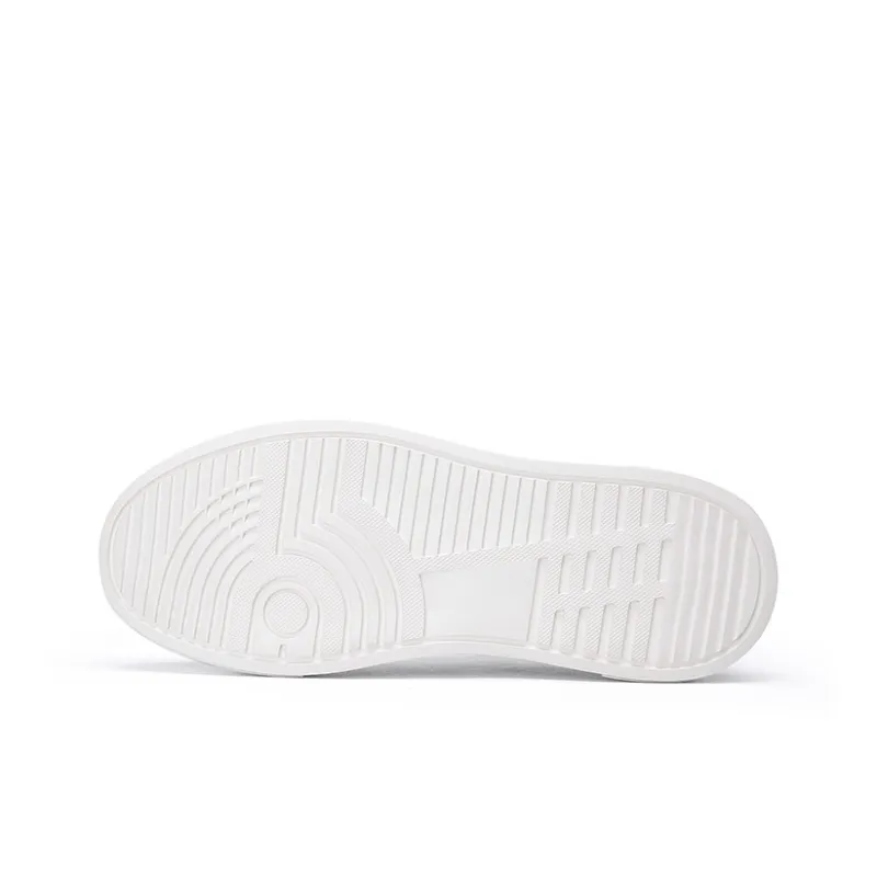 CROWN Low Top Skateboard Shoes Men's White One Yard Larger-4