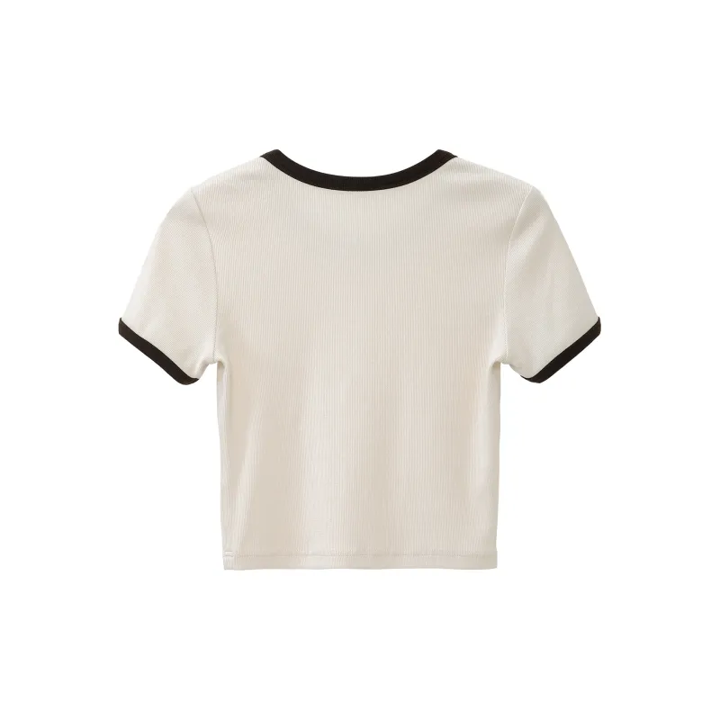 Fstudio Short Sleeved T Shirt Women's White-1