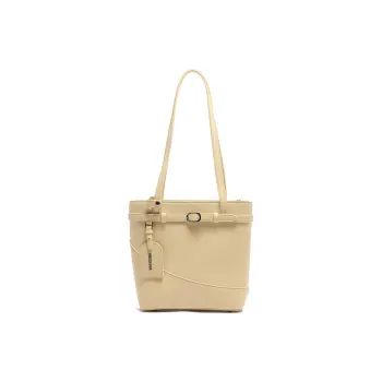MICOCAH PU Tote Bag Shoulder Bag Regular Women's Warm Sun Yellow/Winter Twilight Black