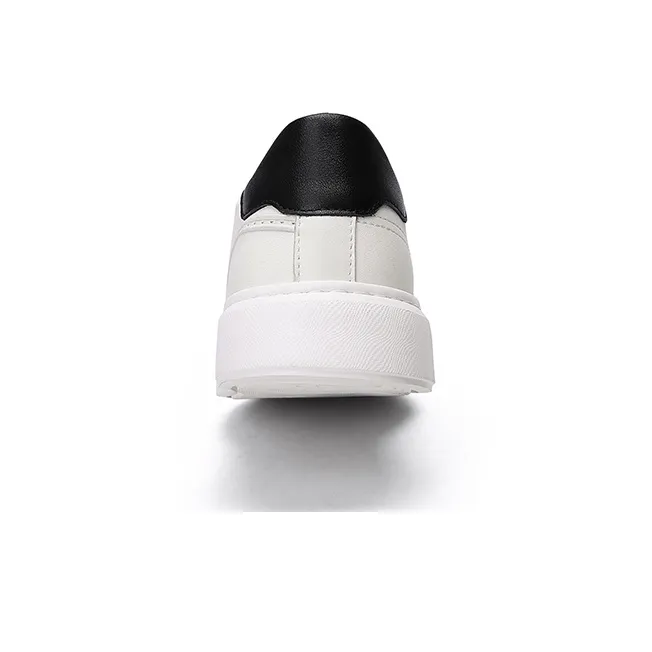 CROWN Low Top Skateboard Shoes Men's White One Yard Larger-3
