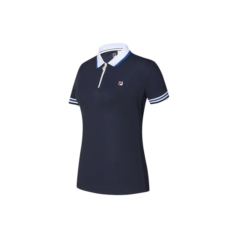 FILA Polo Shirts Women's RD Royal Blue-1