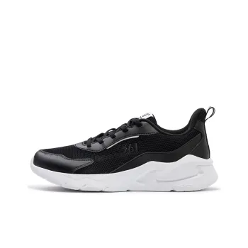 361° Blade Cushioning, Slip Resistant, Abrasion Resistant, Breathable Low Top Running Shoes Men's Black White
