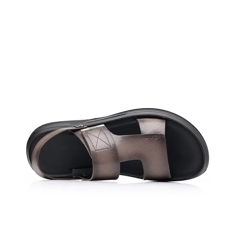 SHUPATE Beach Sandals Men Black/Gray-8