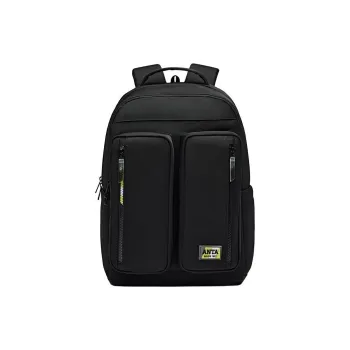 Anta Fabric Backpack Unisex Basic Black