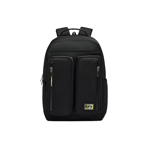 Anta Fabric Backpack Unisex Basic Black