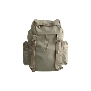 Lululemon Nylon Backpack Unisex Natural Linen