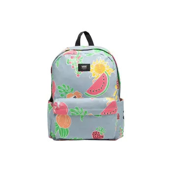 Vans Cotton Backpack Regular Unisex Gray Blue