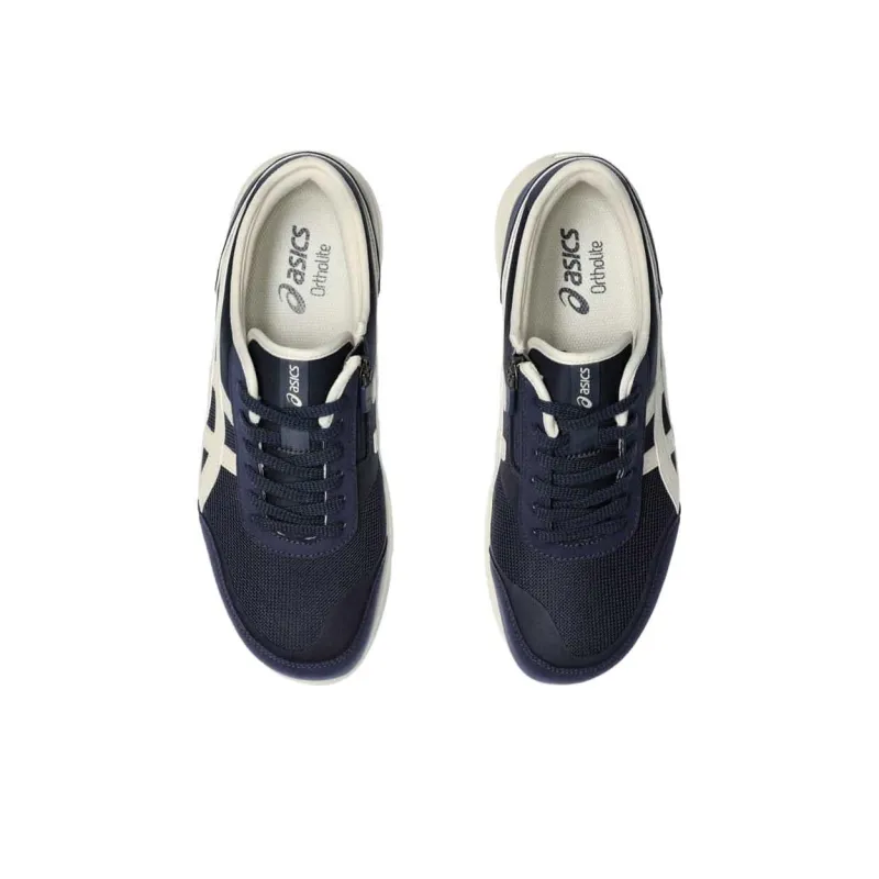 Asics Hadashi Walker Durable Breathable Low Top Casual Shoes Men's White Blue 3E Width-4