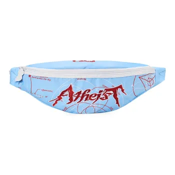 8atheist Polyester One Shoulder Crossbody Bag, Sling Bag, Fanny Pack Unisex Red