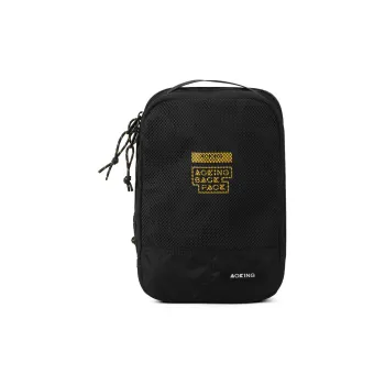 AOKING AK Polyester Clutches Storage Bags Regular Unisex Black