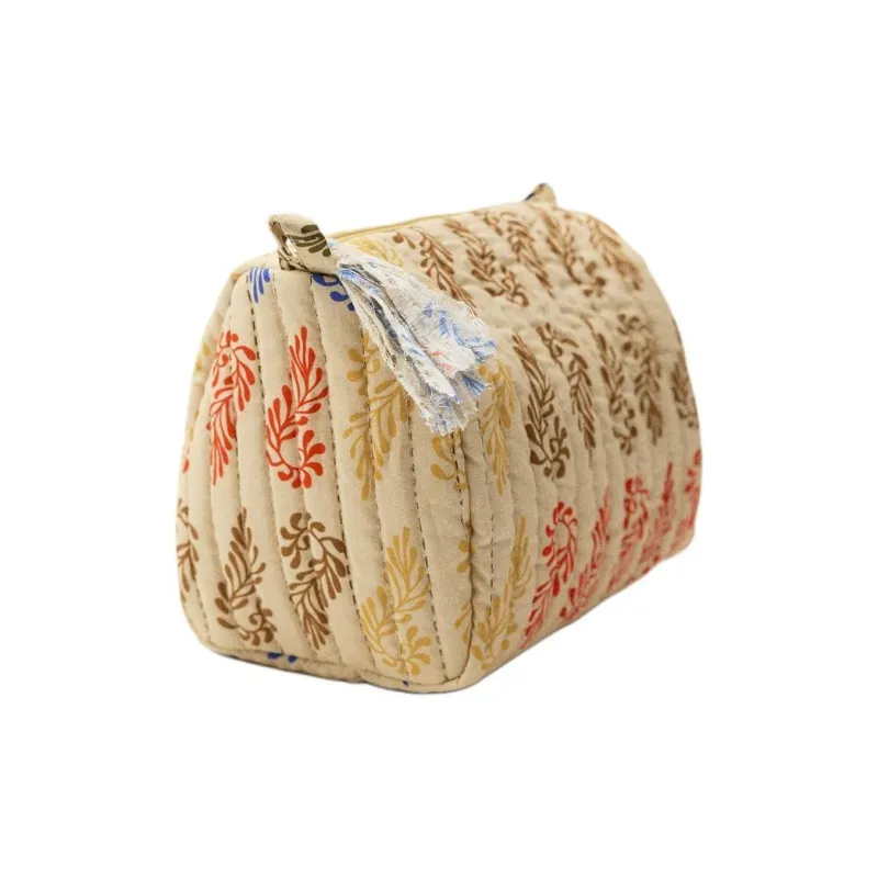 ZARA Cotton Clutches Toiletry Bags Small Size Women's Multicolor-1