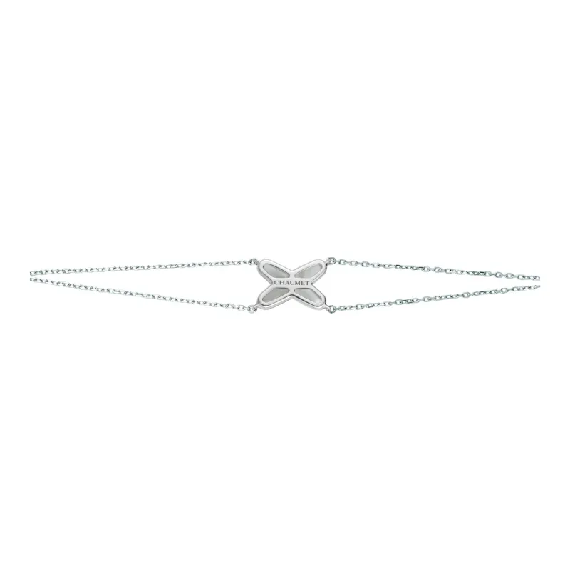 Chaumet 18K White Gold, Mother Of Pearl, Diamond Bracelets Women's-3