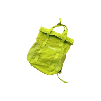 Lululemon Packable Polyester Backpack Handbag Regular Unisex Groundcover Limestone & White
