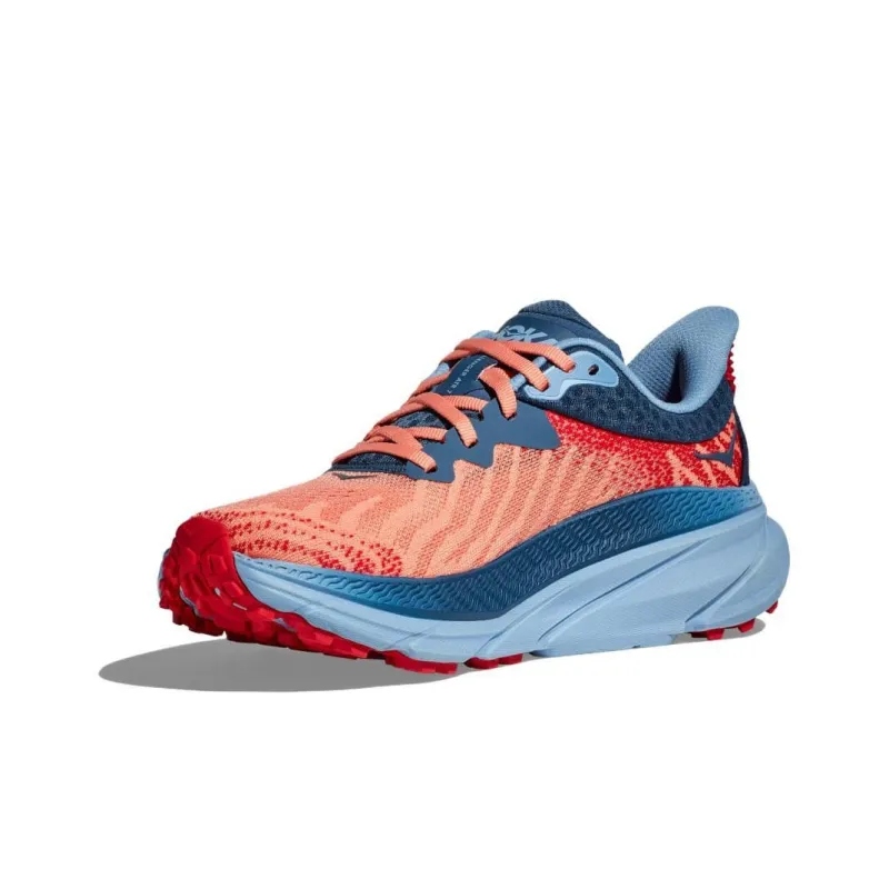HOKA ONE ONE Challenger Atr 7 Papaya Real Teal Women's-1